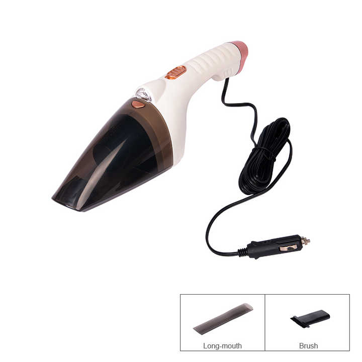 New Arrival Product High Power DC12V 8A 4700pa With LED White Multifunction Car Vacuum Cleaner Porta